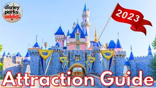 Disneyland ATTRACTION GUIDE - 2023 - All Rides + Shows - Anaheim, California