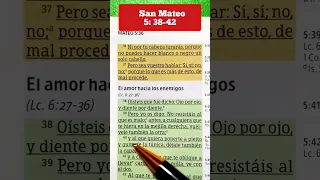 #videoscristianos #lecturabíblica #audiobiblia #videocristiano Mateo 5:38-42. El amor hacia enemigos