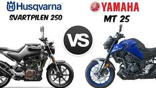 Yamaha mt 25 VS Svartpilen 250 | Detailed Comparison | Mileage | Top Speed | Price | Bike Informer |