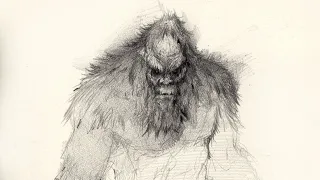 Learn how to draw the legendary creature - Bigfoot!