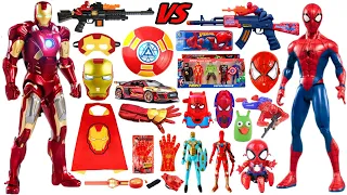 Spider-man VS Iron Man Toys Collection Unboxing Review-Spidey and His Amazing Friends Review