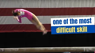 One of the most difficult (and stunning) skill | Balance Beam