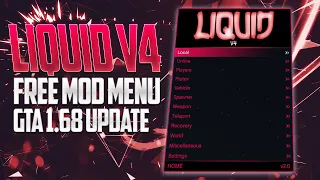 Liquid Mod Menu - GTA 5 Online 1.68 UPDATE | FREE Mod Menu