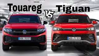 The All-New 2024 Volkswagen Tiguan vs 2024 Volkswagen Touareg, Tiguan vs Touareg -See The Difference