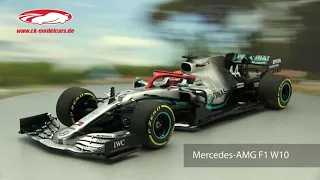 ck-modelcars-video: L. Hamilton Mercedes-AMG F1 W10  Monaco GP F1 Weltmeister 2019, Minichamps