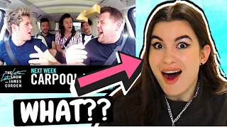 Harry Styles Fan REACTS to One Direction - Carpool Karaoke