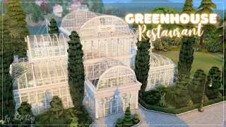 Оранжерея-Ресторан🌹🥗│Строительство│Greenhouse Restaurant│SpeedBuild│NO CC [The Sims 4]