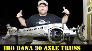 Project Overlander Front Axle Swap Part 2 (IRO Dana 30 Axle Truss Install)