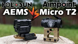 Aimpoint T2 Vs Holosun AEMS - The new king of the dark?