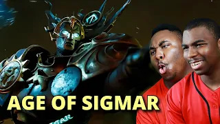 (NEW WARHAMMER FANS) react to Warhammer Age of Sigmar Cinematic Trailer Reaction