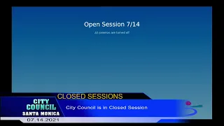 Santa Monica City Council Meeting July 14, 2021