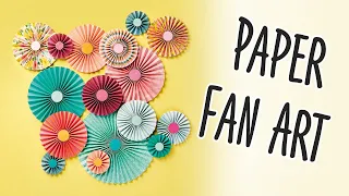 Paper Fan Art: Make Our Easy Concertina Rosettes For Cost-Effective Decor!