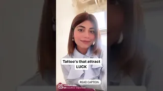 Tattoos that attract luck✨