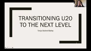 13. Sprints Coach Mentoring Programme: Transitioning U20 Athletes With Tonja Buford-Bailey