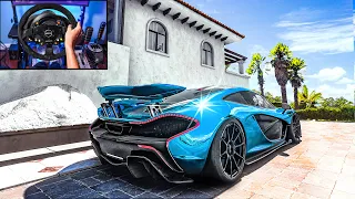 1300HP McLaren P1 - Forza Horizon 5 | Thrustmaster TX gameplay