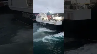 Ben My Chree arriving in Douglas isle of man  Tonight 20/02/23