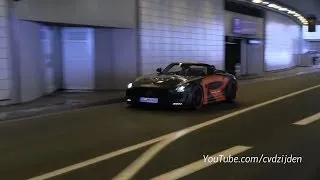 Hamann Hawk SLS AMG Brutal Tunnel Sound!