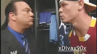 WWE SmackDown John Cena Paul Heyman & Dawn Marie Backstage