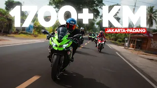 TOURING 1700+KM JAKARTA-PADANG NAIK ZX25R‼️🔥 Ep.1