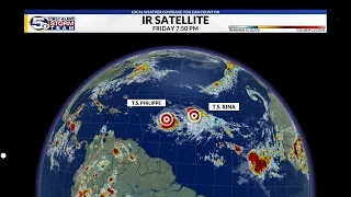 Philippe slightly strengthens, Rina moving faster and weakening: Tropics Update Fri PM 9-29-2023
