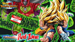 100% MAX LINKS LR SSJ3 GOKU & SSJ2 VEGETA VS. THE ULTIMATE RED ZONE: CELL MAX! (DBZ: Dokkan Battle)