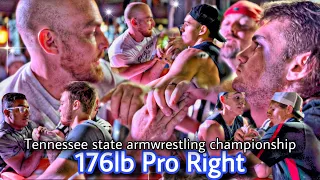 2022 Tennessee state armwrestling championship 176lb pro right hand