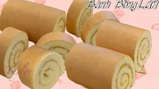 Cách Làm Bánh Bông Lạn Cuộn Mặt Rất Láng 0 Tách Da Mềm Mịn Thơm Ngon - Savory Swiss Roll - Taylor