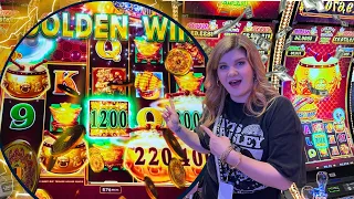 The NEW Dancing Drums Golden Slot Machines are CRAZY!