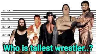 Height Comparison of Male WWE Superstars 2021 & 2022 | Top 50 Wrestlers | By Suryakant Sen