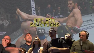 UFC Fans Reaction Compilation to ISLAM MAKHACHEV KNOCKS OUT ALEX VOLKANOVSKI (UFC 294)