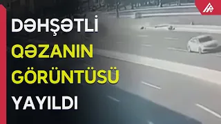 Bakıda 5 nəfərin ölümü ilə nəticələnən qəzanın görüntüləri yayılıb – APA TV