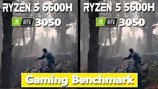 Ryzen 5 6600H vs Ryzen 5 5600H Gaming Benchmark Test in 2022 | Nvidia RTX 3050 | #StealthGamerSG