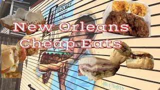 My Favorite CHEAP QUICK EATS in New Orleans French Quarter Foodie Fest