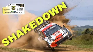 WRC SAFARI RALLY KENYA 2023 || SHAKEDOWN - Highlight