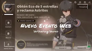 Gana 1 ECO LEGENDARIO y materiales!! Nuevo evento web de Wuthering Waves | Recompensa de preregistro