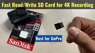 Best Micro SD Card for GoPro Hero 9 4K UHD Video Recording | Sandisk SD Card with Lifetime Warranty