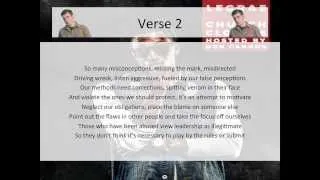 Lecrae - Misconception (feat. Propaganda, Braille & Odd Thomas) - LYRICS