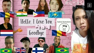 How To Say "Hello", "I Love You" and "Goodbye" in Different Languages |With these Native Speakers