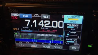 IC-7300 Audio test from W4LDE & W2AAT on 40M