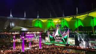 WWE Crown jewel 2019 - Seth Rollins Entrance.