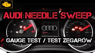 Test zegarów Audi Vcds