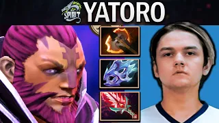 Anti-Mage Dota 2 Gameplay Yatoro with 21 Kills and Bloodthorn