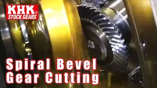 Gear cutting of spiral bevel gears