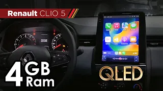 Renault Clio 5 TESLA 4 GB RAM Kablosuz Carplay Android Multimedya Navi Geri Görüş-COMWEGEN