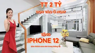 Bán Nhà Nhà Bè 5x16m 1Trệt, 2 Lầu, Sân Thượng TT 2 Tỷ I Tặng Iphone 12 Khi Mua Nhà Trong Tháng 11