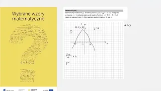 35. Wykres funkcji kwadratowej 𝑓 określonej wzorem 𝑓(𝑥) = 𝑎𝑥^2 + 𝑏𝑥 + 𝑐 ma z prostą o równaniu 𝑦 = 6