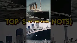 RMS Titanic 🆚 RMS Olympic #titanic #olympic #whitestarline #ships #edit #history #shorts #ww1 #1912