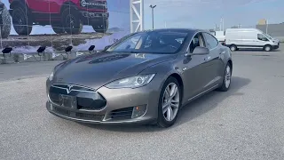 2015 Tesla Model S 70D why buy a model 3 when you can this for less at Thorncrest Ford stock B2708A