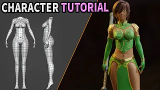 Blender Character Modeling Tutorial - Body Modelling for Beginners - Part 3