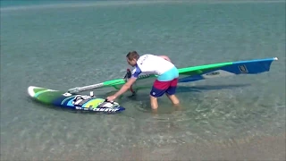 Start z wody na windsurfingu